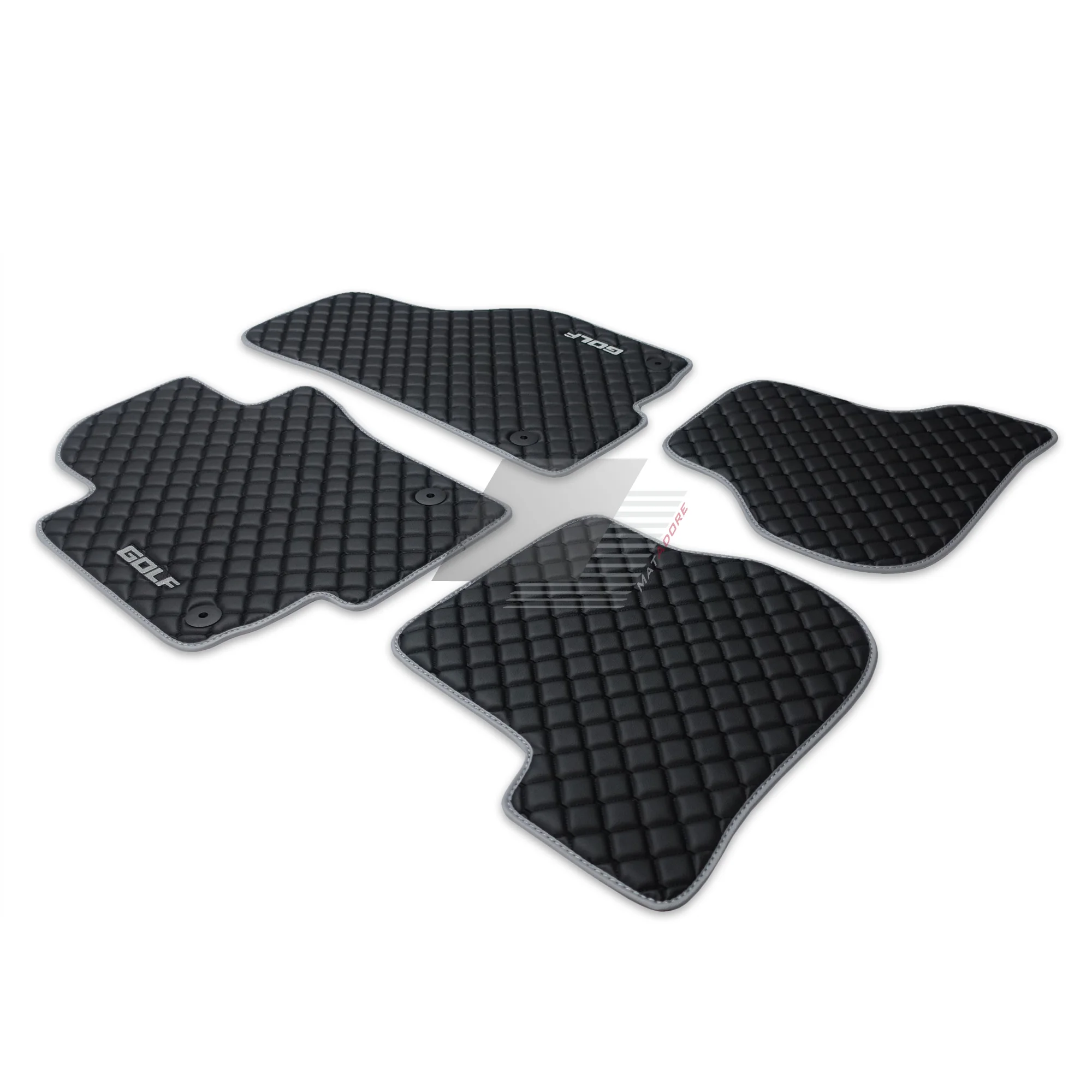 VW Golf 7,5 Leather Mats 2013-2018 #GOLF	